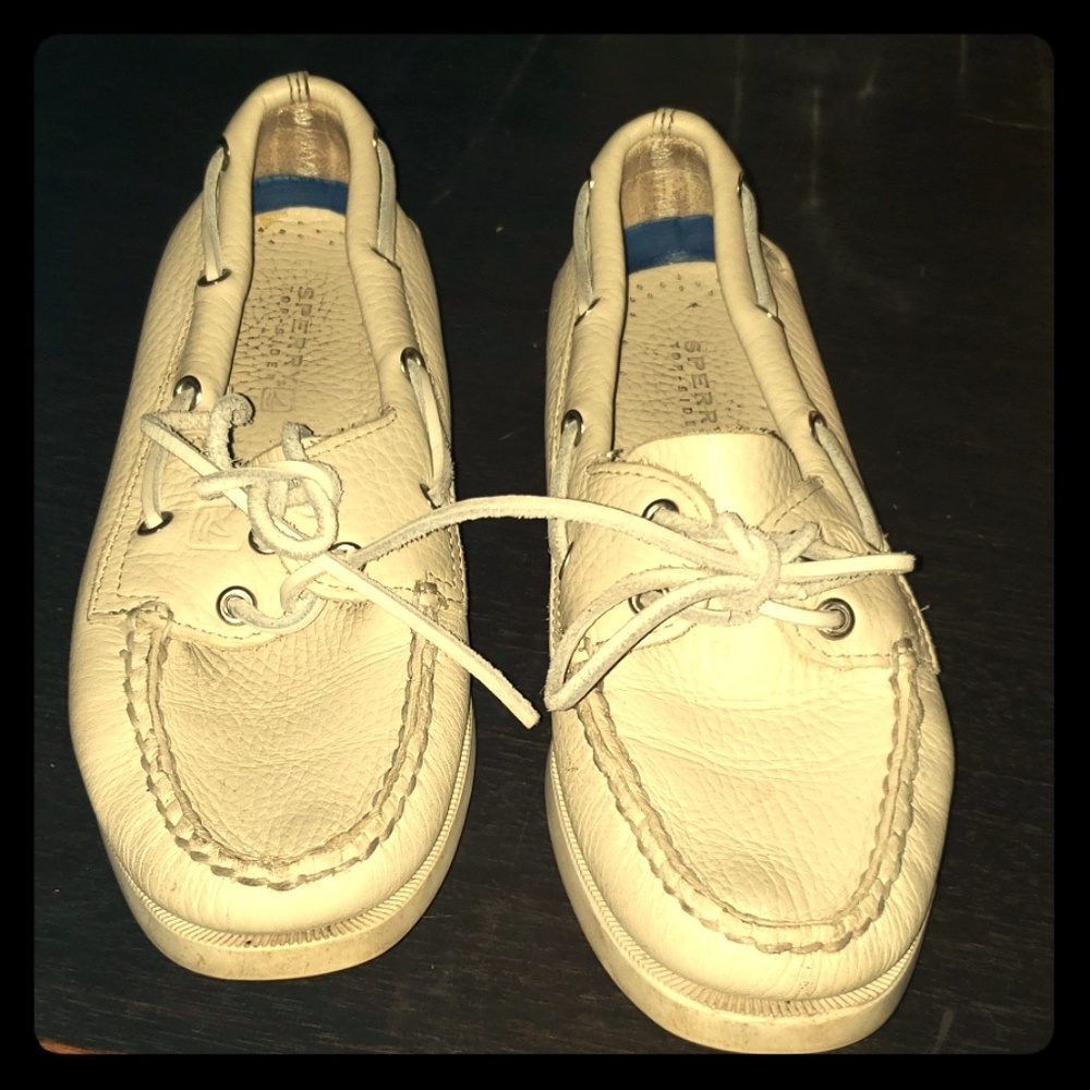 Sperry Top Sider leather boat shoes